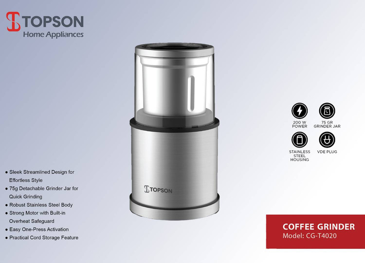 آسیاب قهوه تاپسون مدل CG‑T4020