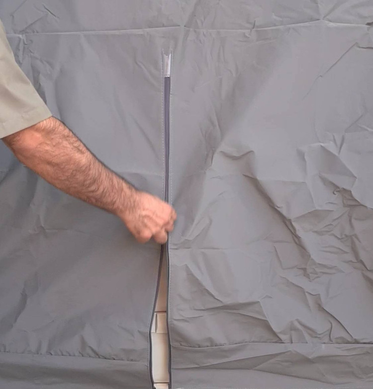چادر خودرو مخصوص چری آریزو 6 پرو | ضدآب 100٪ | زیپ راننده | نقرهای مات