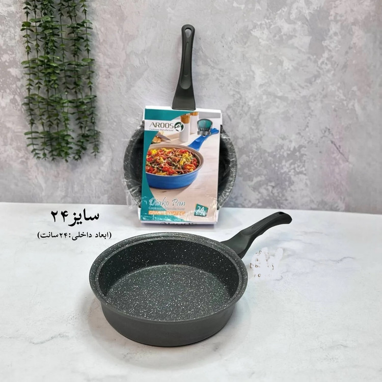 تابه چدن گرانیتی عروس مدل دیاکو سایز 24 – نچسب نسل جدید